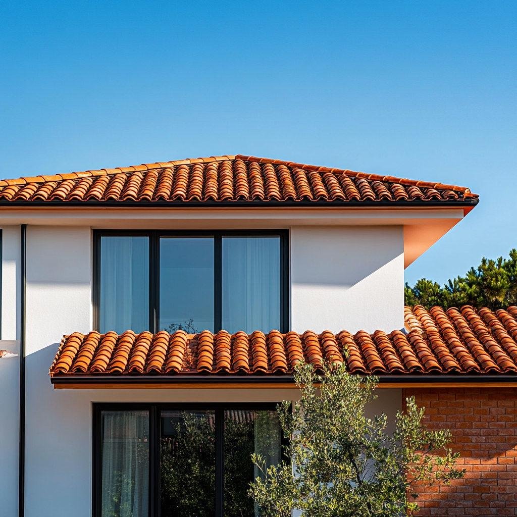 Ceramic roof tiles