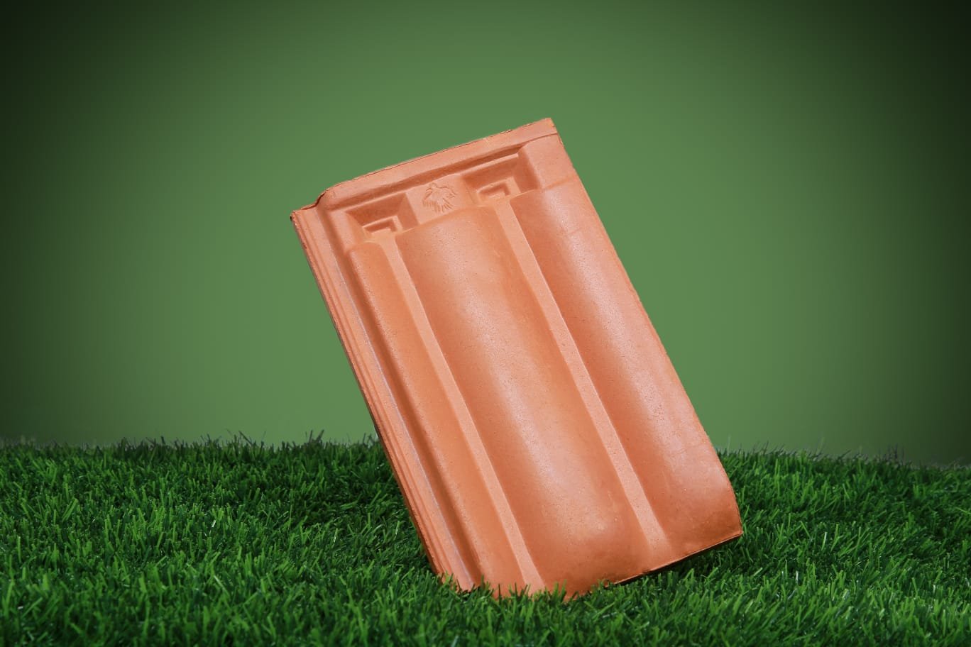 Double groove roof tile